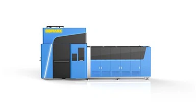 Máquina de fazer garrafas de plástico